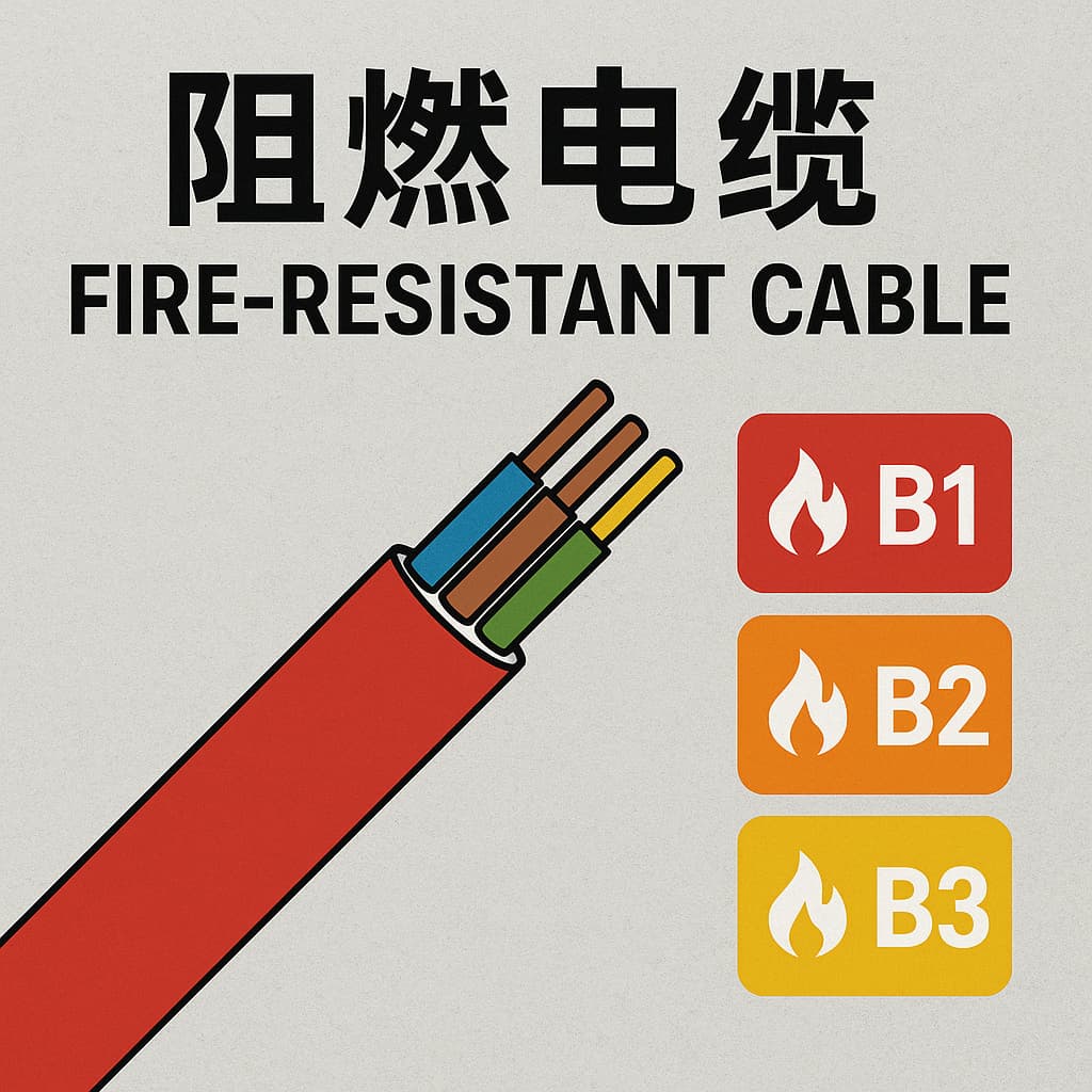 什么是阻燃电缆？B1、B2、B3级的区别你相识吗？