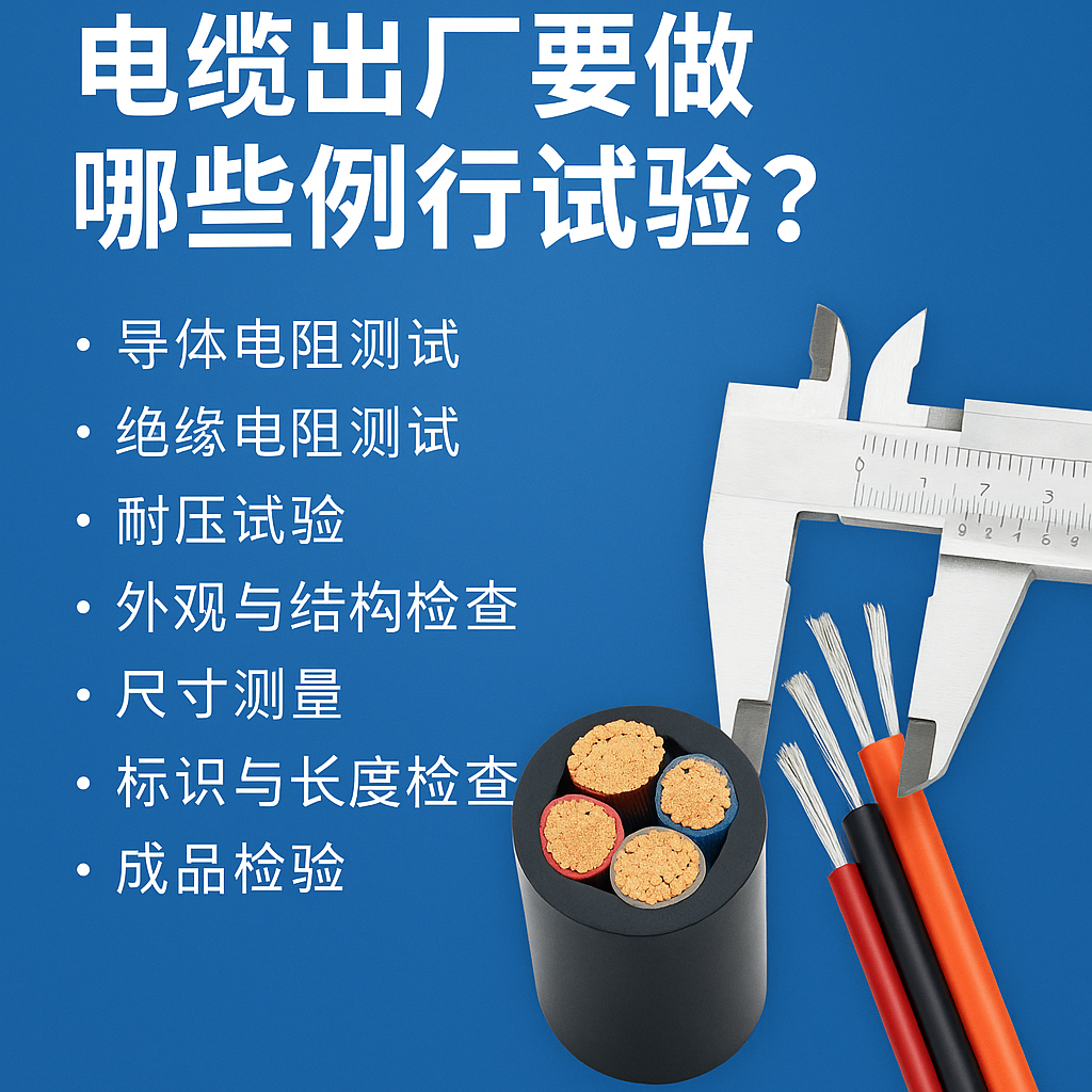 电缆出厂要做哪些例行试验？一文讲清最关键的7项检测