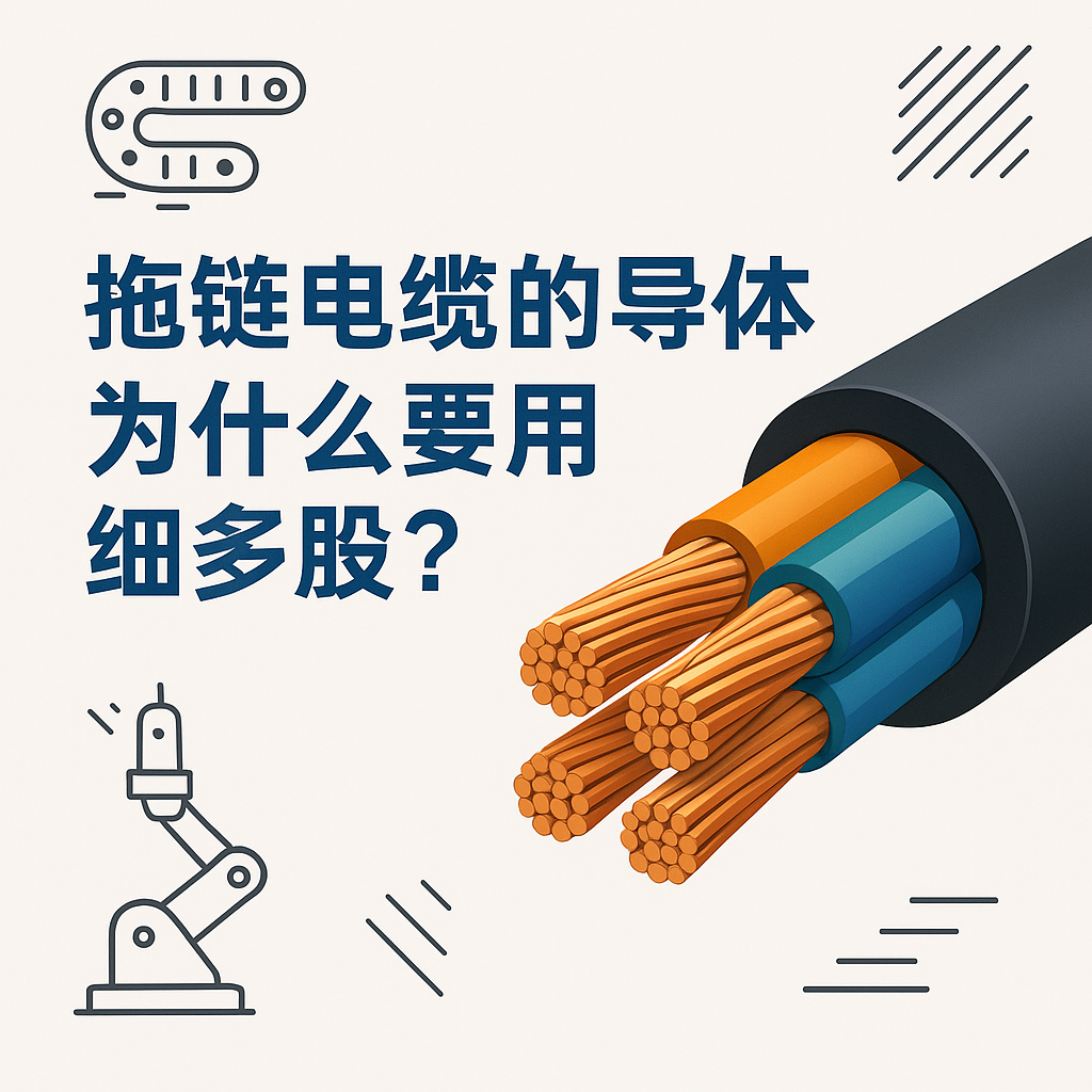 拖链电缆的导体为什么要用细多股？