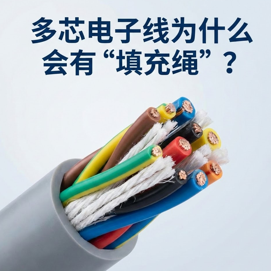 多芯电子线为什么会佑装填充绳”？